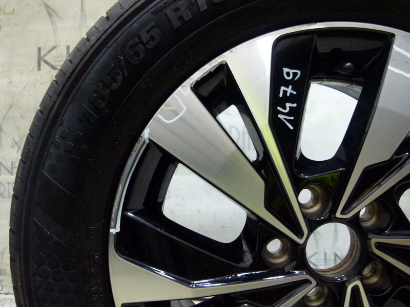 VW POLO MK6 ALLOY WHEEL RIM 15" & TYRE 185/65/15 5.5J 2G0601025