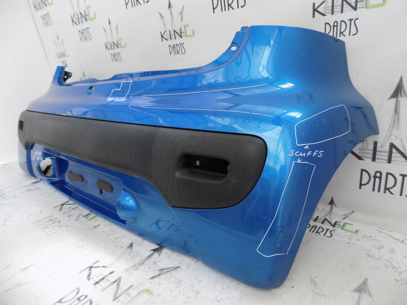 PEUGEOT 107 CITROEN C1 2005-2013 REAR BUMPER IN BLUE 52159-0H050