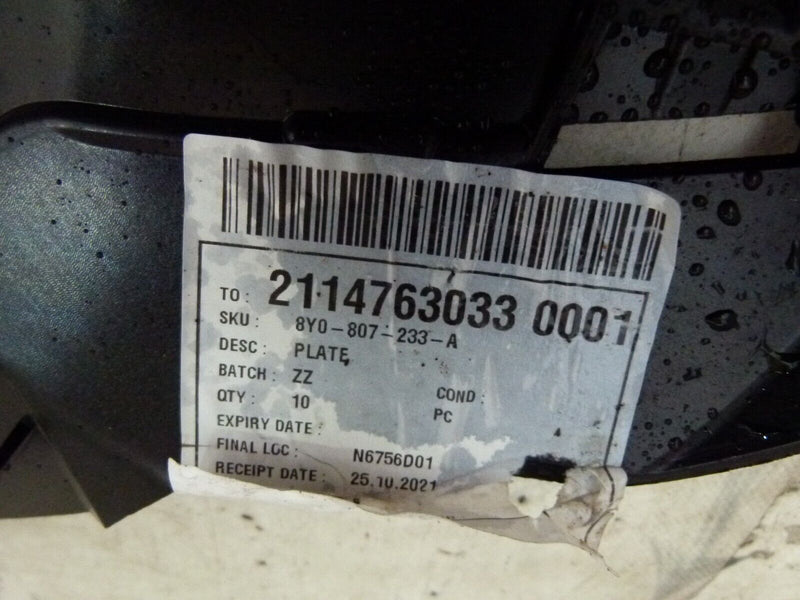 AUDI A3 8Y 2020-ON FRONT BUMPER LOWER SPOILER GENUINE 8Y0807233