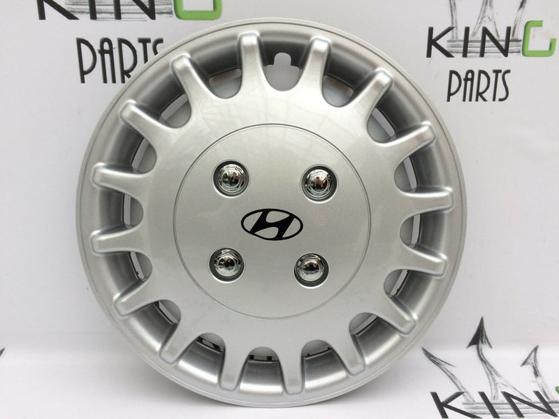 HYUNDAI i10, i20, GETZ, ATOS, ACCENT 13" SILVER WHEEL TRIM CAP COVER CF80-173