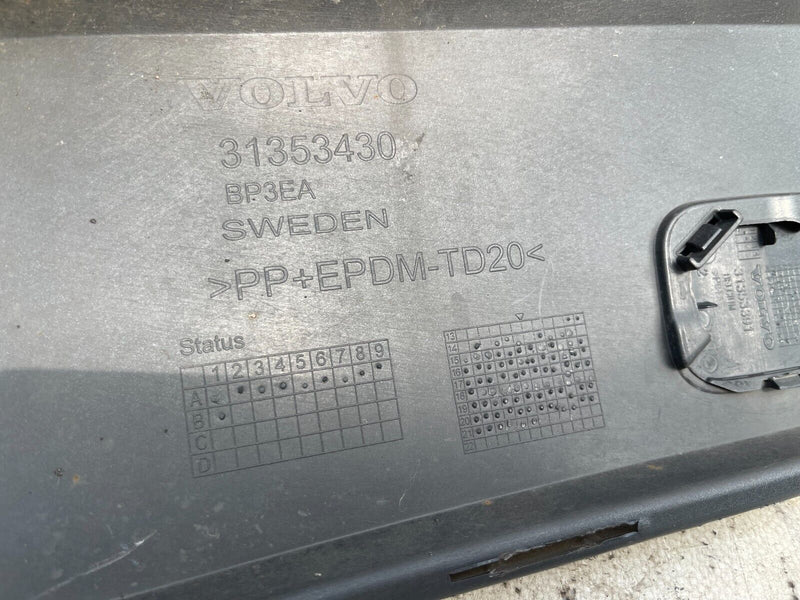 VOLVO XC90 MK2 2014-2017 REAR BUMPER LOWER SECTION PDC GENUINE 31353430