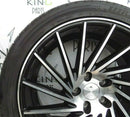 18'' INCH 1AV ZX1 ALLOY WHEEL 18X 8J ET42 BLACK POLISH TYRE 245/40 GOODYEAR