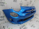 FIAT 500 S SPORT 2016-ON FACELIFT FRONT BUMPER IN BLUE + BADGE 735619571