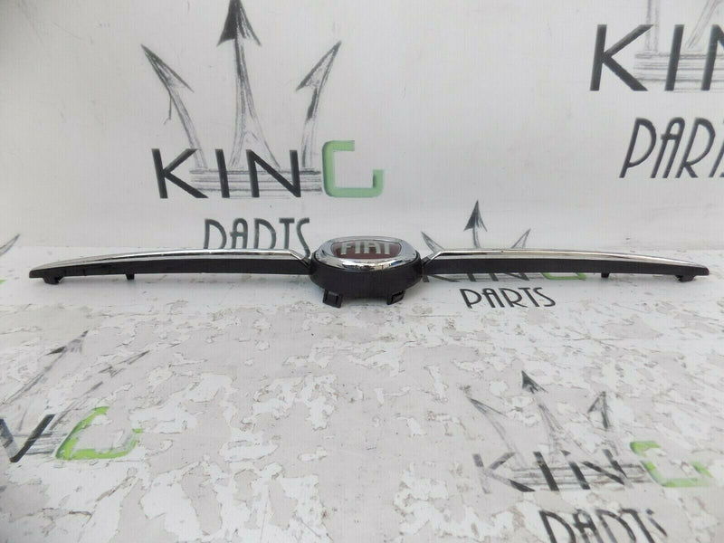 FIAT 500 2015-ON FRONT BUMPER CHROME LOGO GRILL TRIM WITH BADGE EMBLEM 735637413