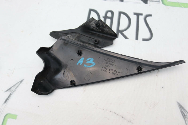 AUDI A3 (8P) MK2 2003-2012 FRONT RIGHT DOOR MIRROR TRIANGLE COVER TRIM 8P3837176