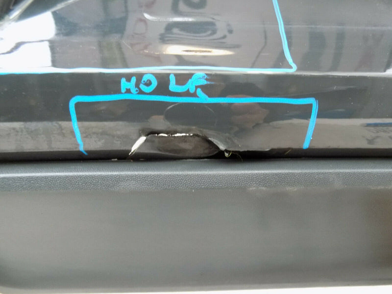VW GOLF SPORTSVAN SV 510 2014-17 BLACK REAR BUMPER GENUINE PDC 510807421F