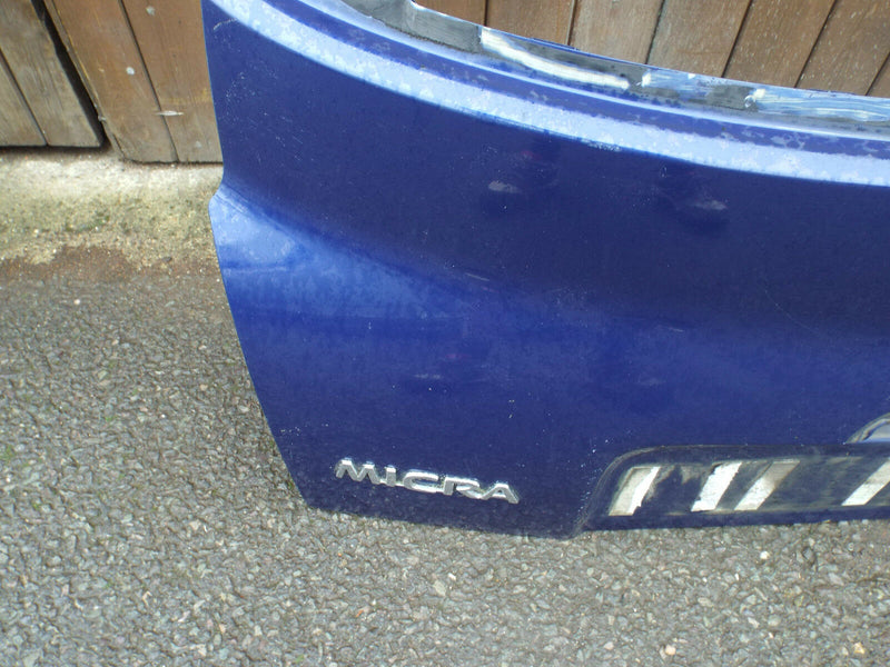 NISSAN MICRA K12 2002-2010 TAILGATE WITH OUT GLASS BLUE