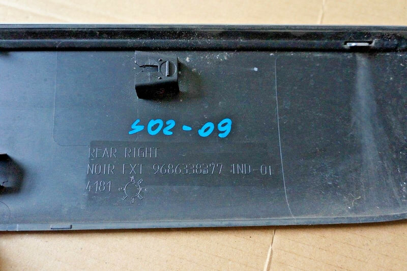 CITROEN C3 PICASSO O/S/R RIGHT SIDE REAR DOOR MOULDING 9686338377 (S02-09)