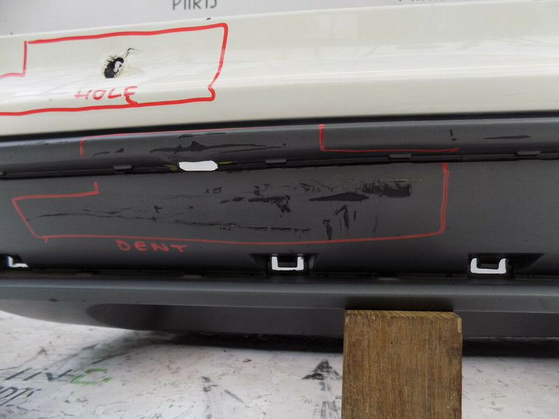 AUDI Q3 S LINE 2011 2012 2013 2014 LOWER PART WHITE REAR BUMPER & DIFFUSER