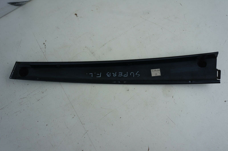 SKODA SUPERB MK1 (B5/3U) 2001-2008 FRONT LEFT N/S DOOR B-PILLAR TRIM COVER BLACK