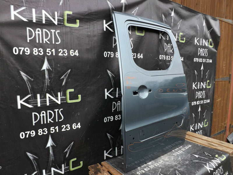 Peugeot Partner/Tepee/Kangoo 2008-On Left Passenger Side Sliding Door in Grey