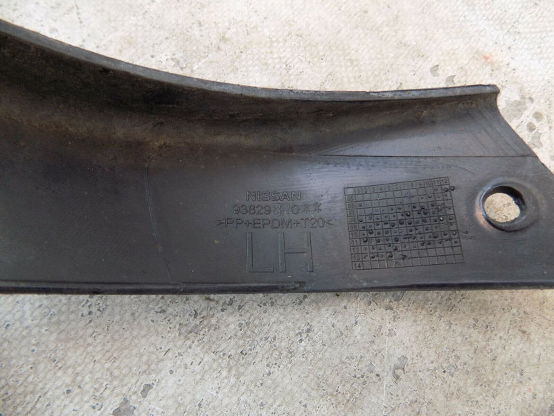 NISSAN QASHQAI 2007-2013 J10 PASSENGERS REAR LEFT WHEEL ARCH TRIM 93829BR0