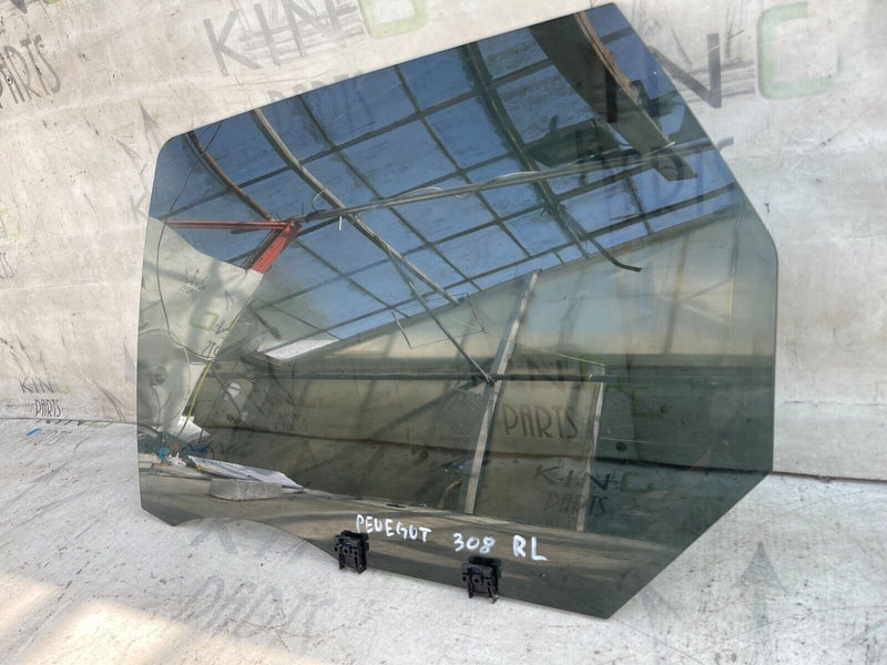 PEUGEOT 308 T9 MK2 HATCHBACK 2013-2020 REAR DOOR LEFT SIDE WINDOW GLASS GENUINE