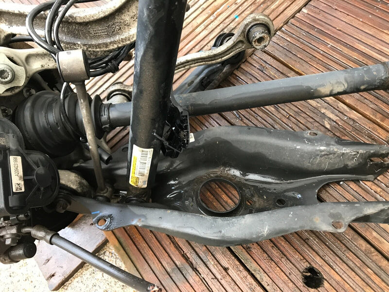 MERCEDES W205 LEFT SIDE REAR LEG 5x WISHBONE, DRIVESHAFT HUB, CALIPER GAS STRUT