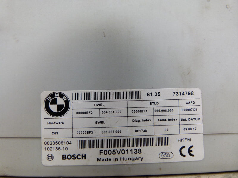 BMW F30 F31 2012-2015 TAILGATE LIFT COMFORT MODULE UNIT GENUINE 7314798 #