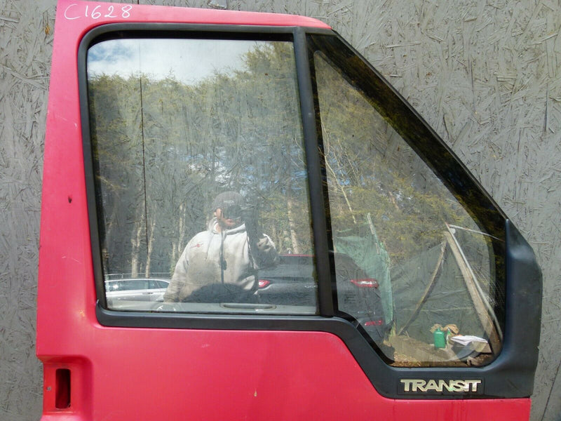 FORD TRANSIT MK4 2000-06 FRONT DOOR PANEL RIGHT DRIVER SIDE& WINDOW GLASS