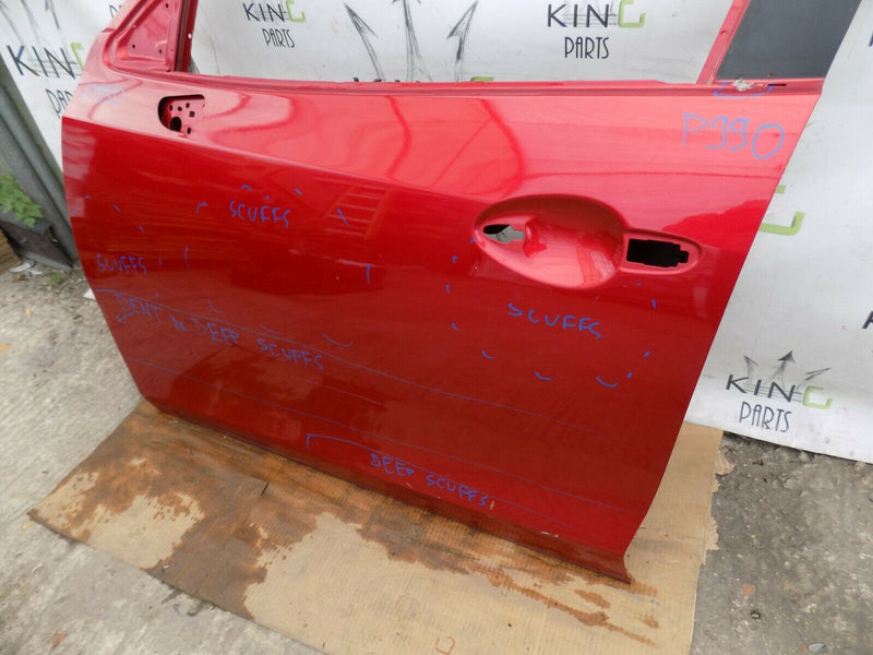 MAZDA 2 DJ 2014 + FRONT LEFT PASSENGER SIDE DOOR SHELL IN RED DA6V59010
