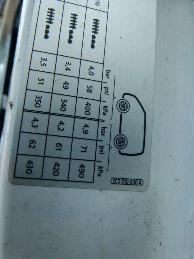 MAN TGE VW CRAFTER SY SZ 7C 2017-2022 FRONT DOOR PANEL RIGHT DRIVER SIDE