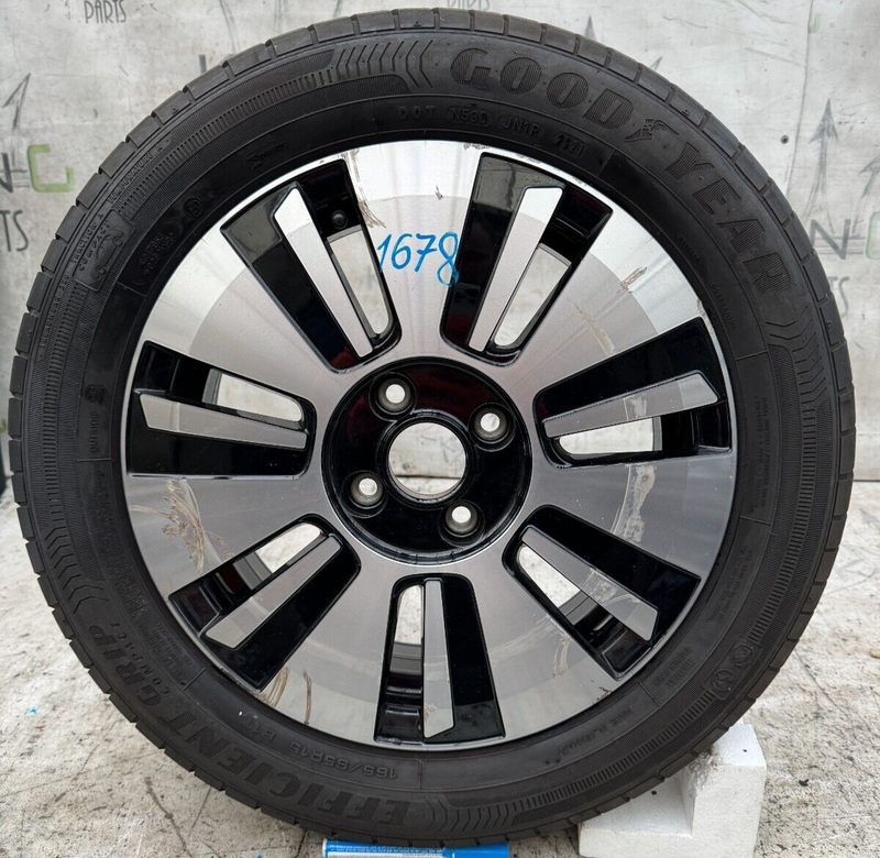 VW UP e-UP GENUINE ALLOY WHEEL RIM 15' 5Jx15H2 ET35 TYRE 165x65 R15