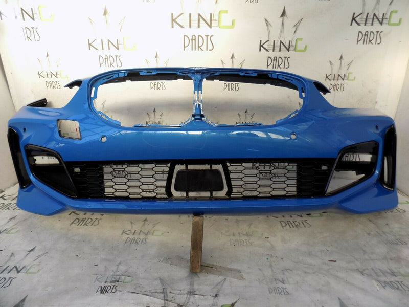 BMW 1 SERIES F40 M-SPORT 2019-ON SE FRONT BUMPER BLUE 6 PDC GRILL 7459708