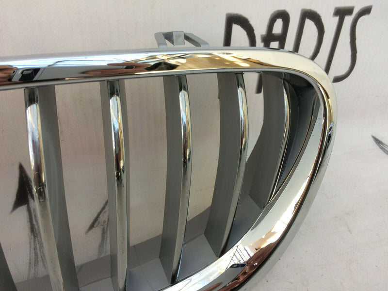 BMW F10 F11 FRONT BUMPER UPPER GRILL RADIATOR KIDNEY LEFT SIDE - 10 RIBS 7412323