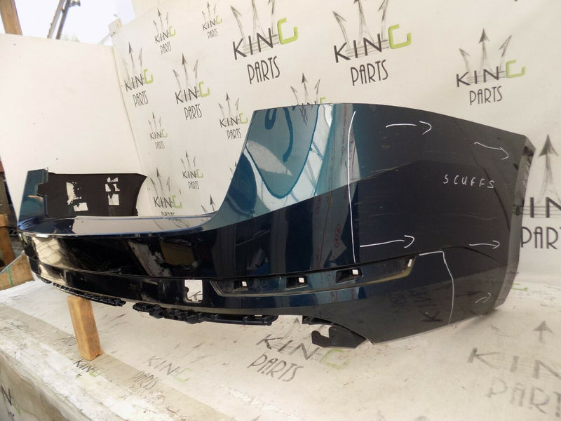 SKODA SUPERB III 2015-2019 ESTATE REAR BUMPER IN BLUE 3V9807421