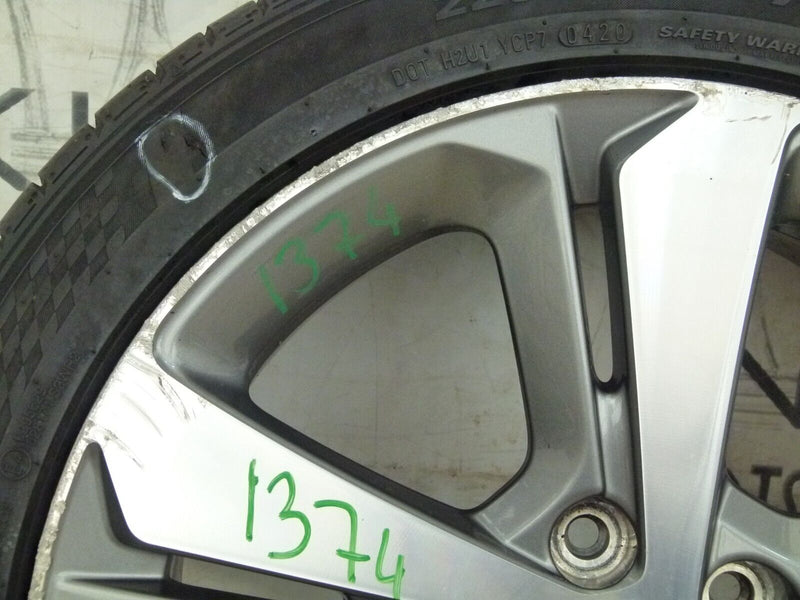 PEUGEOT 308 WHEEL ALLOY RIM & TIRE 7.5JX17CH5 ET44 9677989777 GENUINE