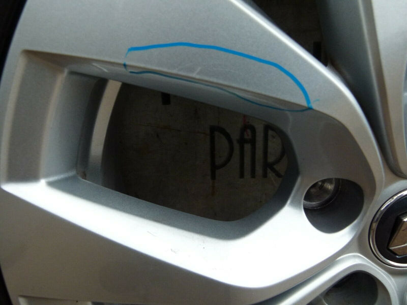 RENAULT CAPTUR MK1 GENUINE 17" ALLOY WHEEL 7Jx17 CH5-35 TYRE 215/60 R17