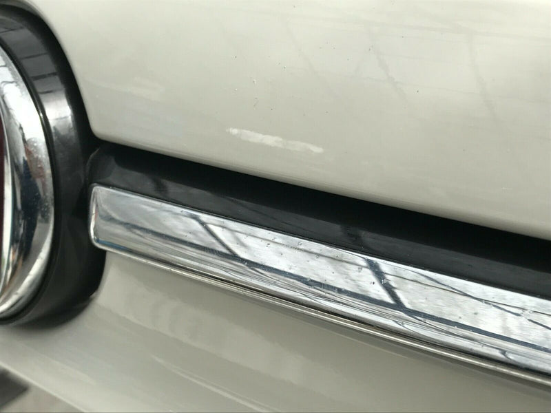 FIAT 500 S SPORT FACELIFT 2016> WHITE FRONT BUMPER & BADGE LOGO 735619571