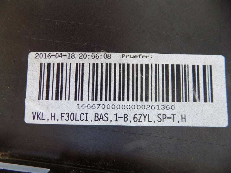 BMW 3 SERIES F30 2015-19 SPORT LINE LCI REAR BUMPER PDC HOLE BLUE 7384449