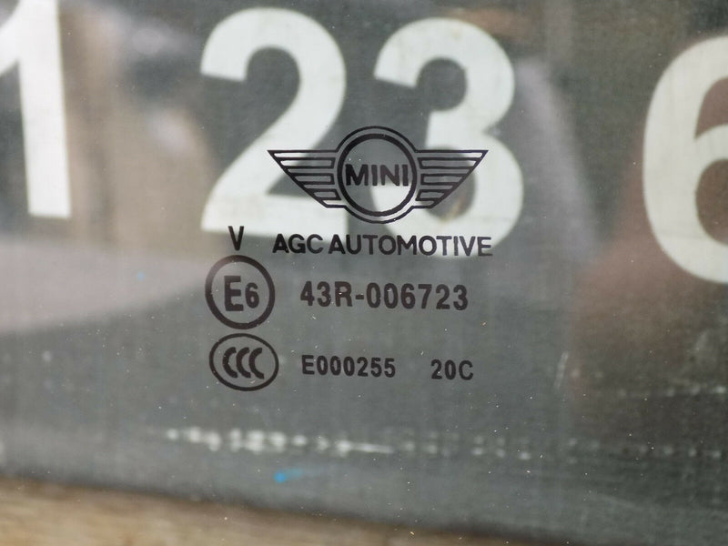 MINI COOPER S F55 2014-16 5DR REAR LEFT DOOR TINTED WINDOW GLASS PASSENGER SIDE