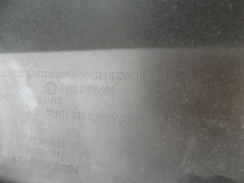 BMW 2 SERIES F45 ACTIVE TOURER 2014-ON REAR BUMPER PDC BLACK 7480456