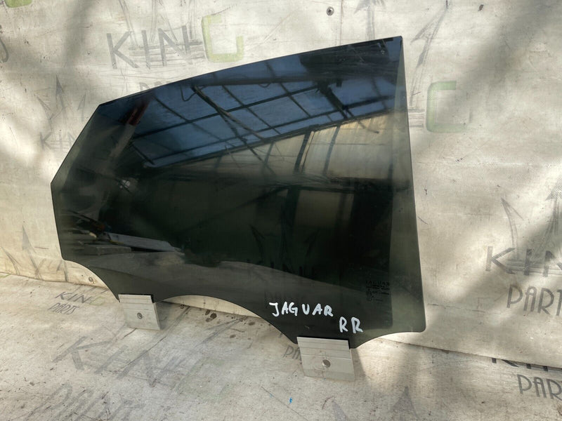 JAGUAR XJ 2010-19 REAR DOOR RIGHT DRIVER SIDE TINTED WINDOW GLASS GENUINE