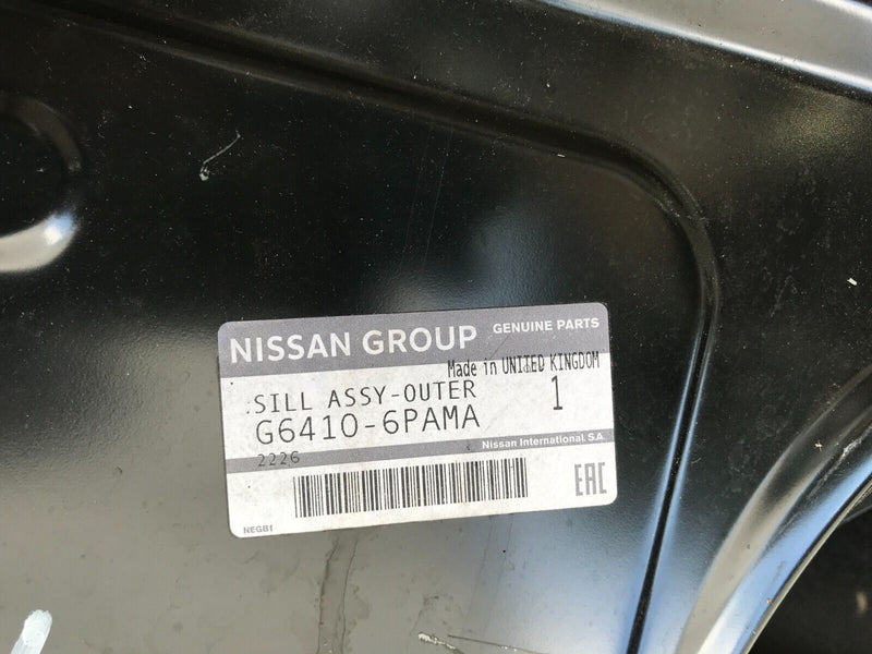 NISSAN JUKE MK2 F16 2019-ON RIGHT SIDE REAR DOOR SILL SKIRT LAYER PANEL
