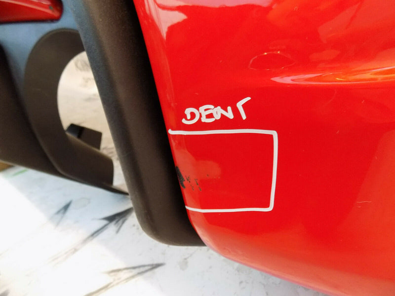FIAT 500 ABARTH 959 FACELIFT 2016-ON RED REAR BUMPER GENUINE 735633081