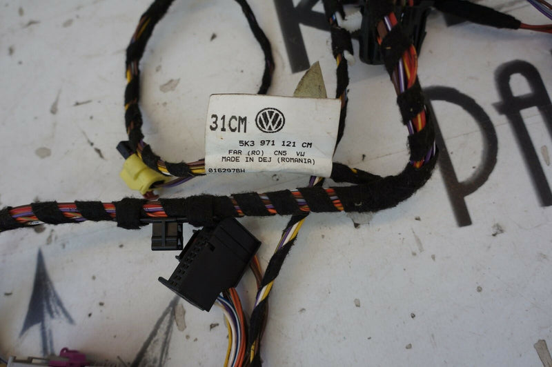 VW GOLF VI MK6 2008-2012 3DR FRONT LEFT DOOR WIRING LOOM 5K3971121CM