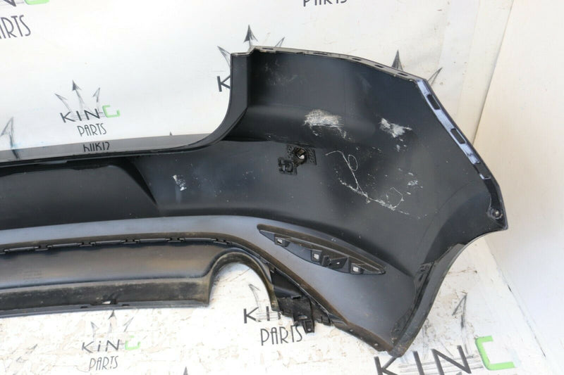 VW GOLF VII MK7 2013-2016 BLACK REAR BUMPER GENUINE PDC HOLES 5G6807421