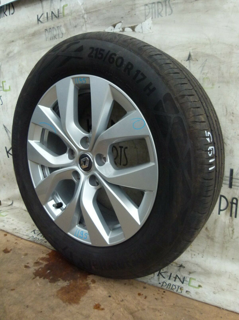 RENAULT CAPTUR MK1 GENUINE 17" ALLOY WHEEL 7Jx17 CH5-35 TYRE 215/60 R17