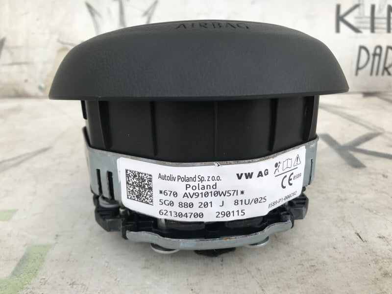 VW GOLF GTD MK7 2012-20  *NEW* DRIVER SIDE AIRRBAG GENUINE- 4 WIRES 5G0880201J
