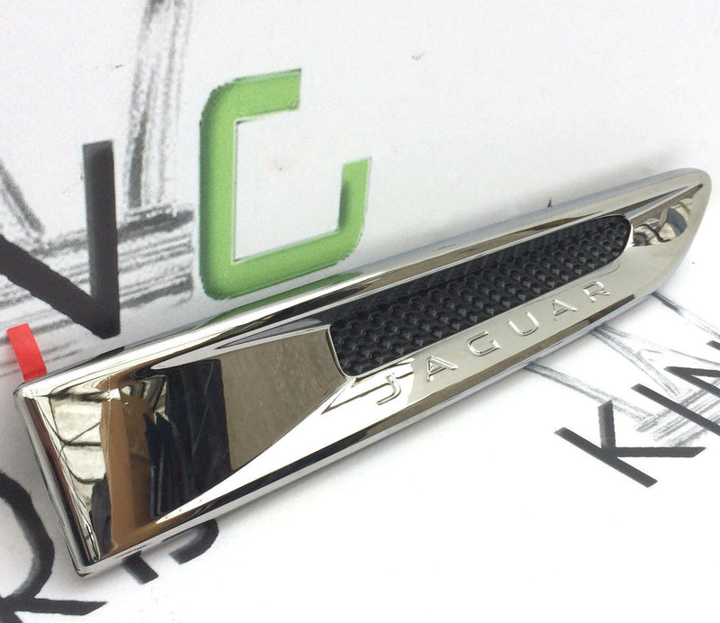 JAGUAR XF XE F-PACE RIGHT SIDE WING FENDER TRIM VENT CHROME GRILL GX73-280B10-AD
