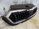 SKODA OCTAVIA 4 MK4 2020-ON FRONT BUMPER GRILL WITH RADAR COBVR FLAP OEM