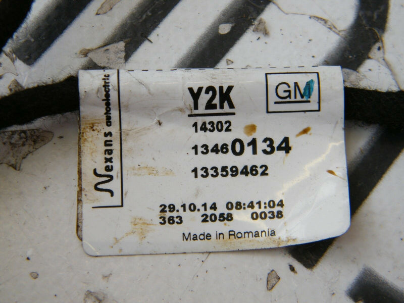 VAUXHALL CORSA E 2014-ON FRONT DRIVERS SIDE DOOR CARD WIRING LOOM 13460134