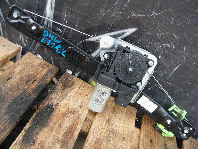 BMW 3 E90 E91 05-11 WINDOW WINDER MECHANISM REGULATOR MOTOR  Rear Door Left Side