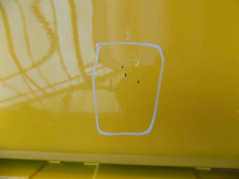 FIAT 500 ABARTH 959 2016-ON FACELIFT REAR BUMPER YELLOW GENUINE 735633081