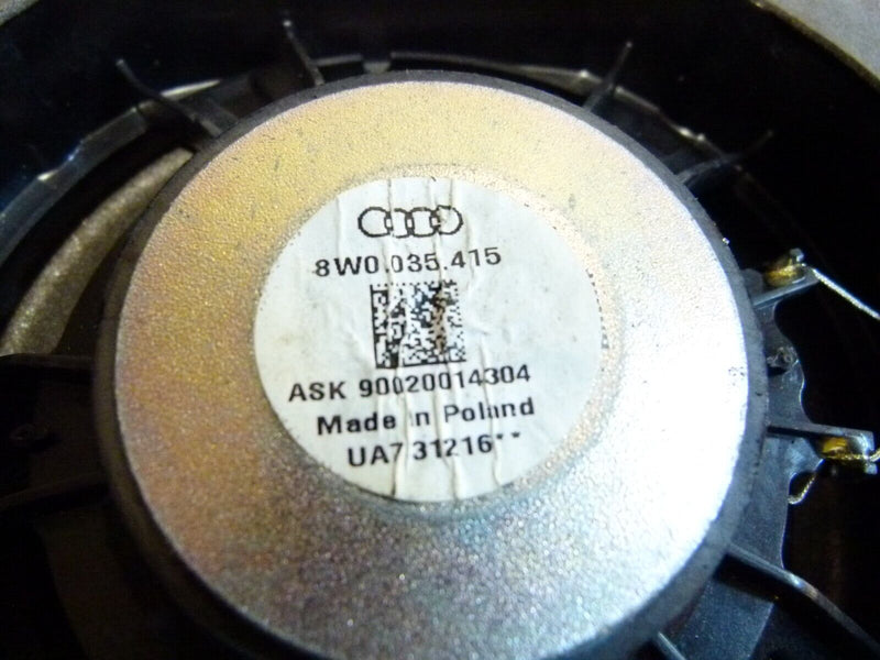 AUDI A4 S4 8W B9 2016-ON FRONT LEFT OR RIGHT DOOR SPEAKER 8W0035415
