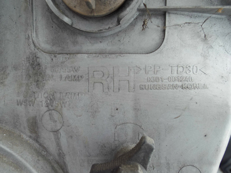 LDV Maxus 2004-2009 Headlamp Headlight Right Driver Side O/S Genuine (499)