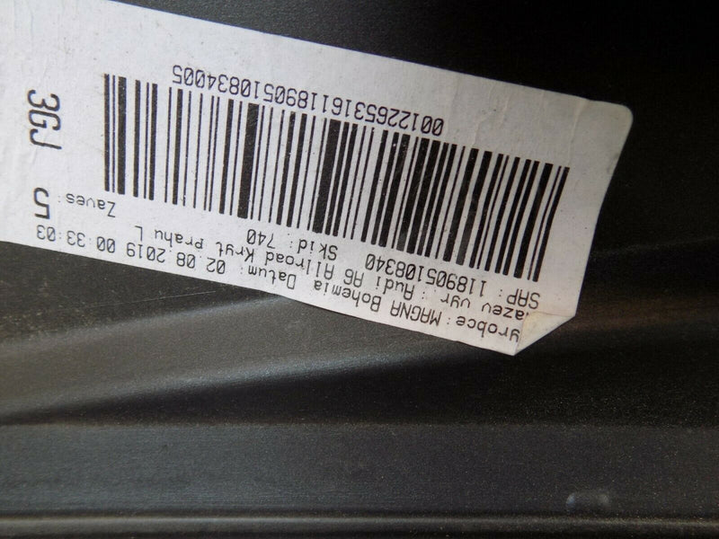 AUDI A6 C8 4K9 2019-ON ALLROAD LEFT SIDE SKIRT SILL COVER GREY 4K9853855