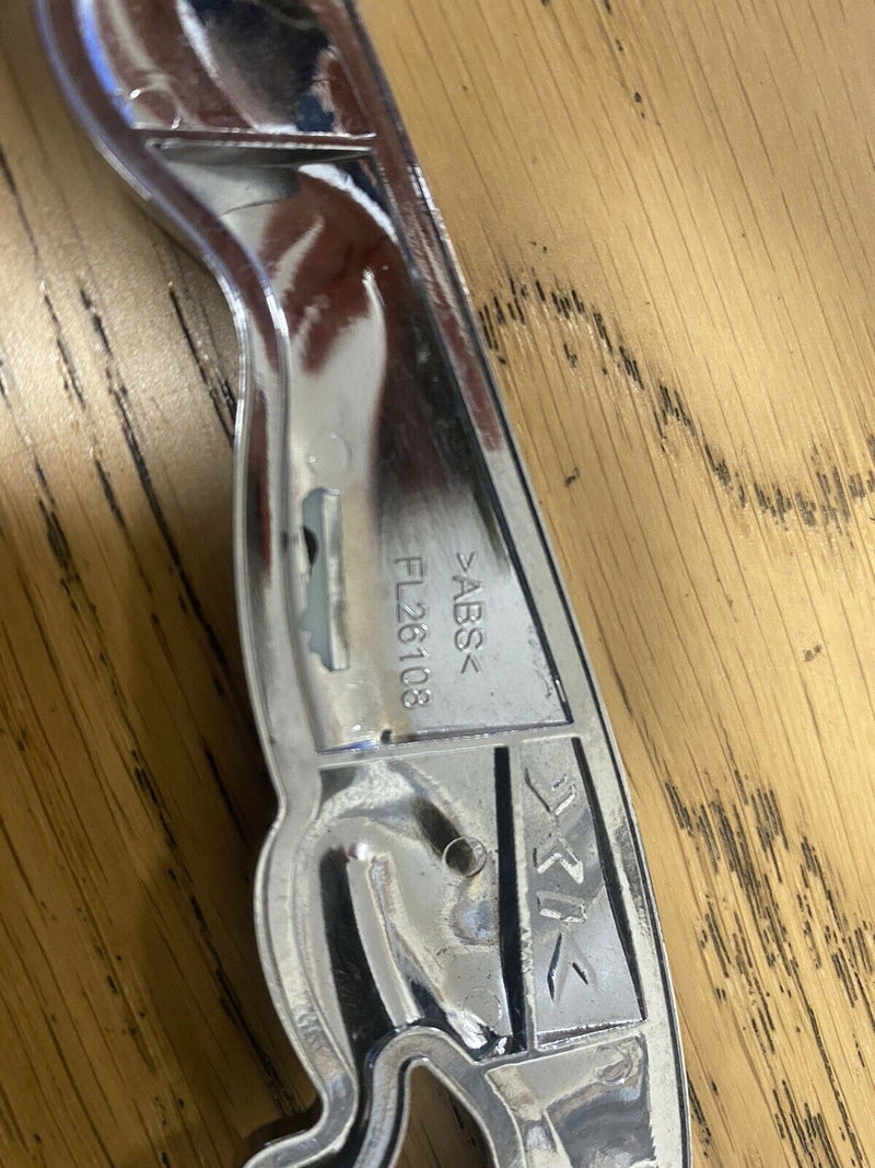 JAGUAR XK XF XJ  BONNET SIDE TAILGATE CHROME BADGE EMBLEM  GENUINE FL26108