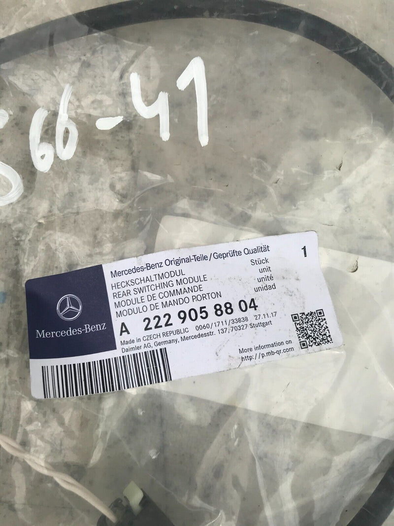 MERCEDES S W222 REAR BUMPER TOP CODING B SWITCH MODULE A2229058804