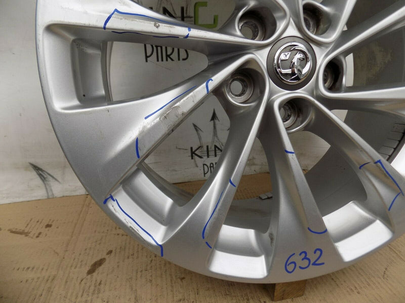 VAUXHALL ASTRA 17" INCH RIM ALLOY WHEEL 7.5J X17 IS44 SILVER 13409656